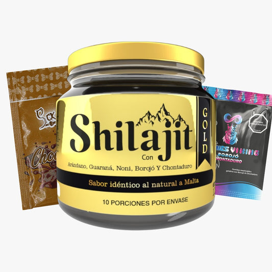 Shilajit Gold + SCK + Vi King Gummies – Energía Natural, Rendimiento Real