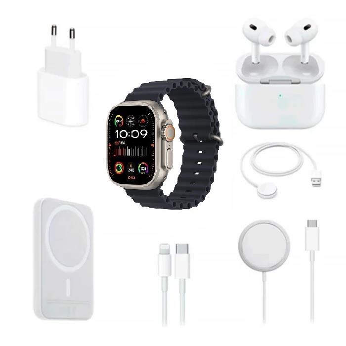 ⚡ KIT RELOJ X8 ULTRA + AUDÍFONOS + BATERÍA PORTÁTIL